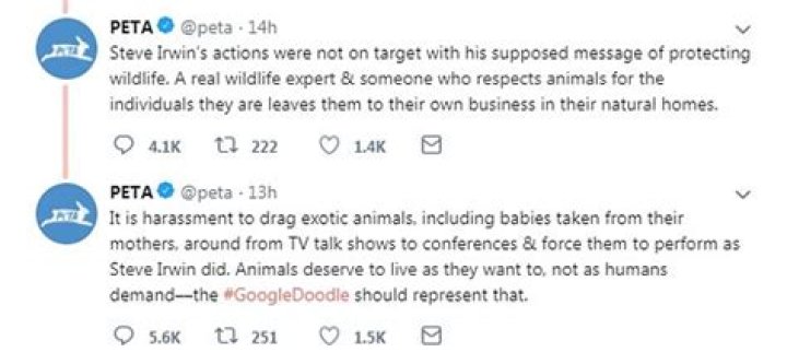 PETA slammed for controversial Steve Irwin Tweets - KSI, Jacksepticeye, MKBHD, NICKMERCS and more respond