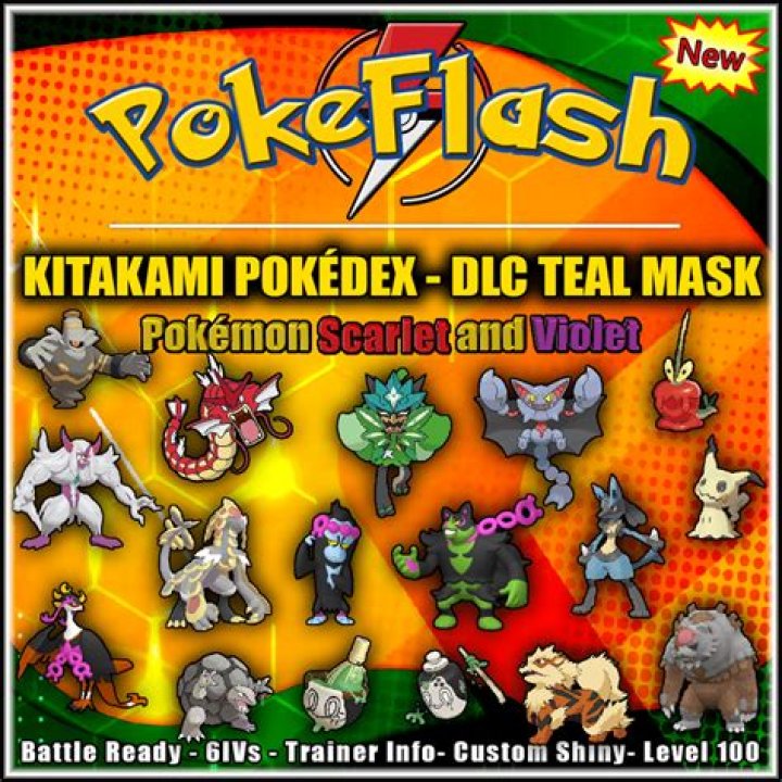 Pokémon Scarlet and Violet: The Teal Mask Kitakami Pokédex