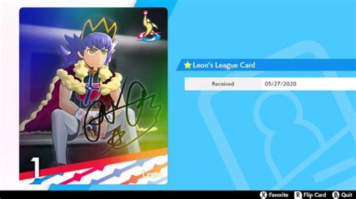 Pokemon Sword & Shield fan brings Leon's Galar League cards to life