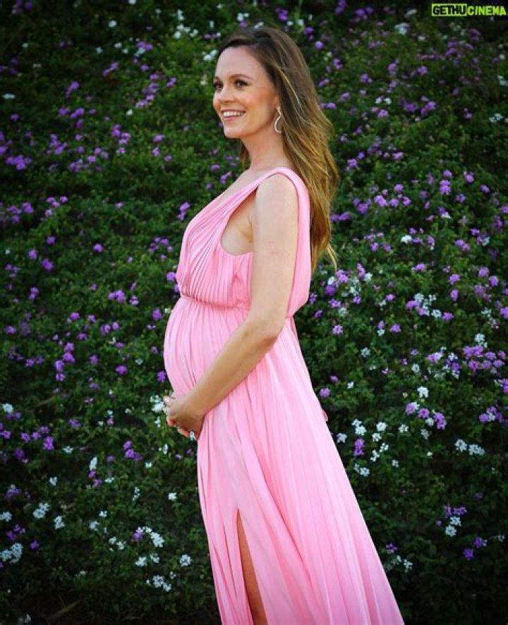 Pregnant Rachel Boston Attends Breast Cancer Awareness Event