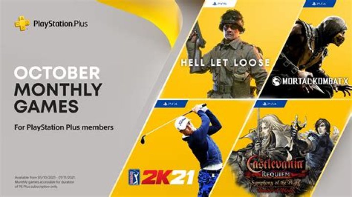 PS Plus October 2021 Games: Full List