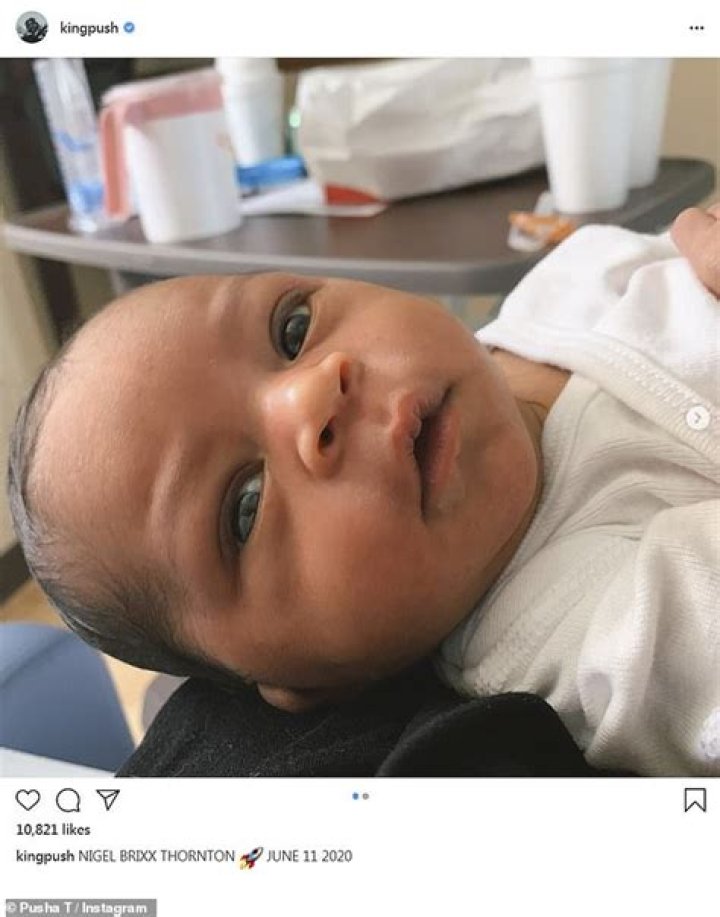 PUSHA T AND WIFE VIRGINIA WILLIAMS WELCOME THEIR FIRSTBORN SON