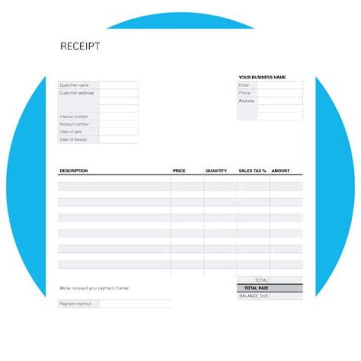 Receipt Template