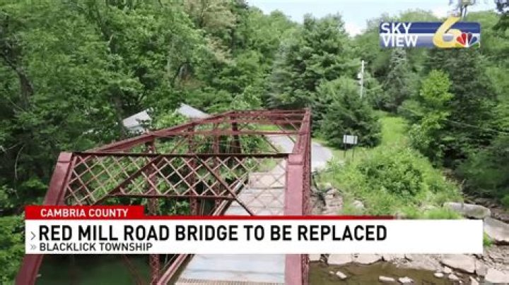 Red Mill Road Bridge in Cambria County to be replaced after years-long closure