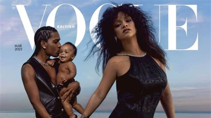 RIHANNA, A$AP ROCKY AND THEIR SON COVER BRITISH VOGUE