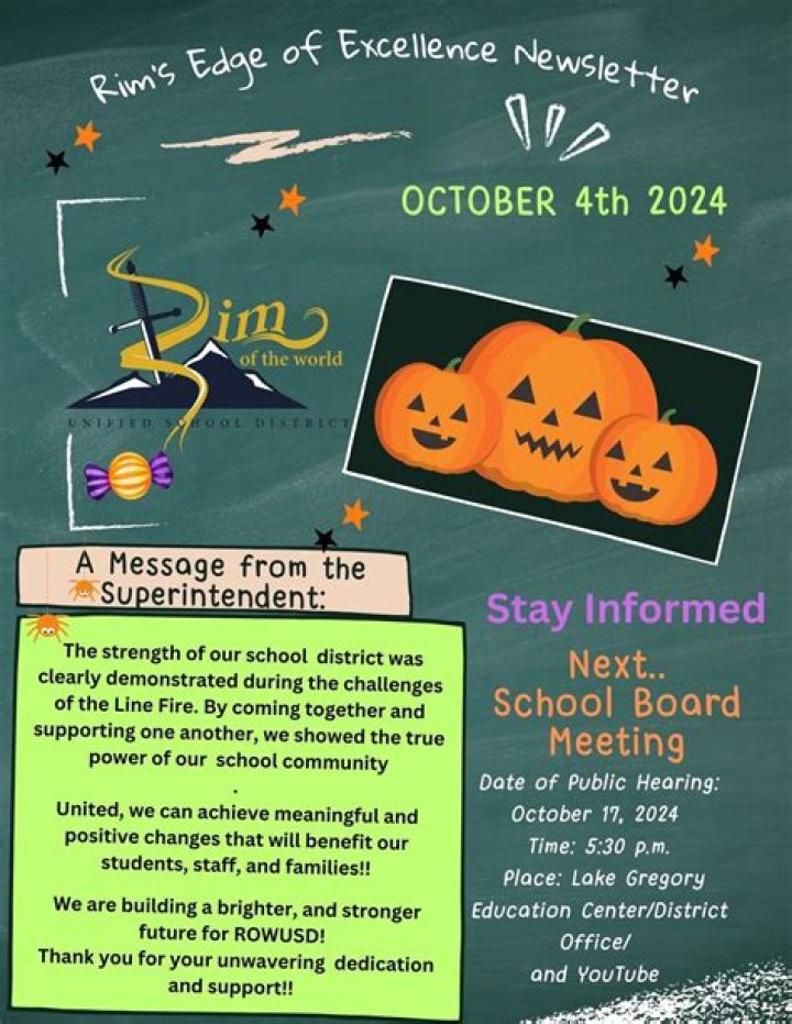 Rim Of The World Unified School District - California