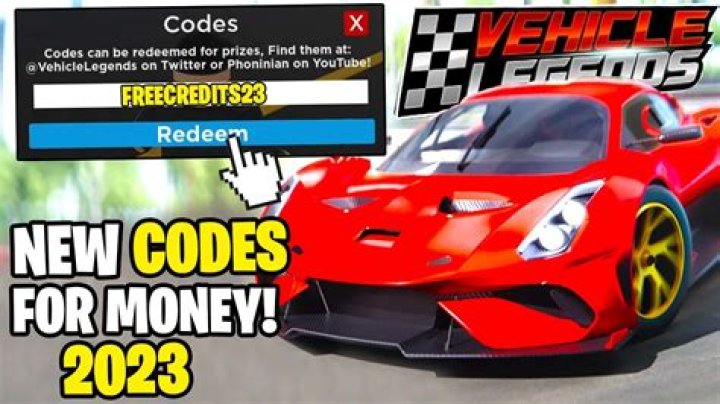 Roblox Vehicle Legends codes (May 2022): How to get cash & credits