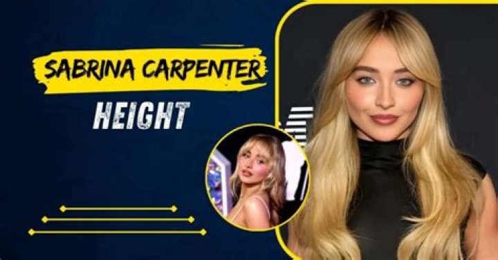 Sabrina Carpenter Weight And Height: A Comprehensive Overview