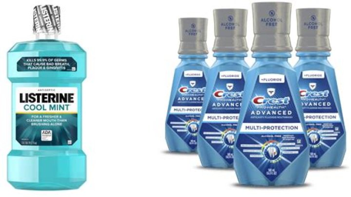 	Scope mouthwash vs. Listerine mouthwash	
