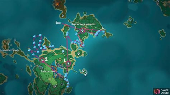 Sea Ganoderma Locations Genshin Impact