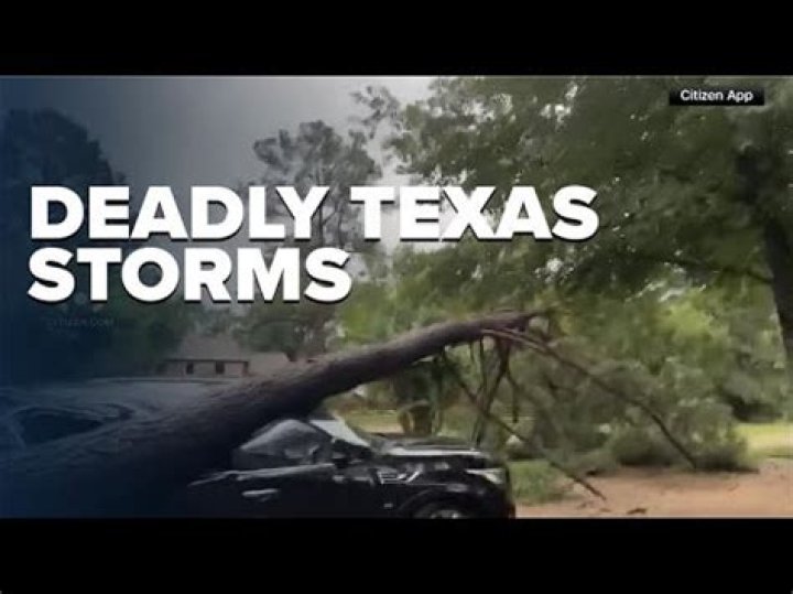 Severe storms kill 4 in Houston, cause widespread power outages and risk of tornadoes