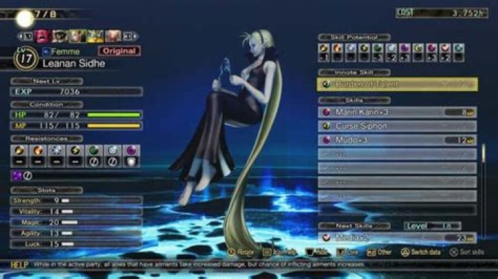 Shin Megami Tensei V Apsaras or Leanan Sidhe