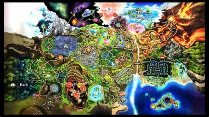Smash Bros Ultimate: What the World of Light Map Looks Like