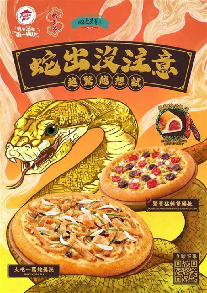 Snakes on a plate: world’s first snake soup pizza put to the taste test