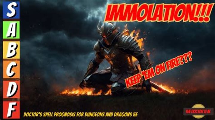 (Spell) Immolation [any ideas about it]