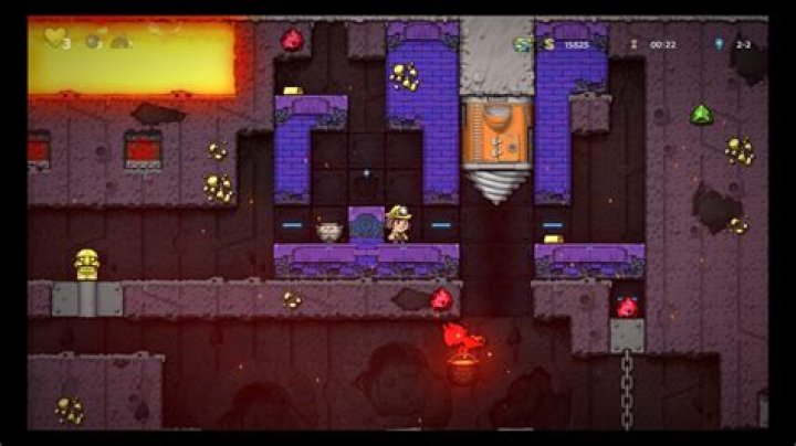 Spelunky 2: How to Use Volcana Drill