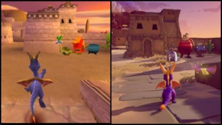 Spyro Original vs Reignited Trilogy Graphics Comparison