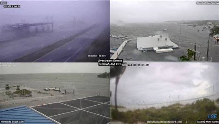 
Storms & Hurricanes |	WATCH: Hurricane Idalia live webcams from Florida’s west coast	