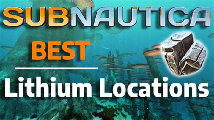 Subnautica: How to Get Lithium