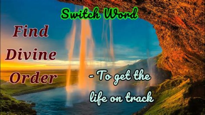 Switchword DIVINE ORDER Meaning