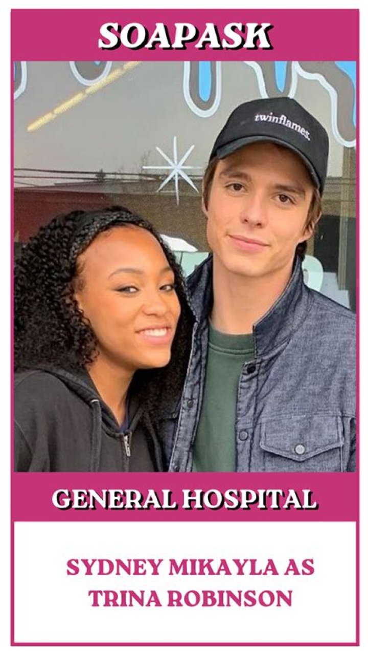 SYDNEY MIKAYLA EXITS “GENERAL HOSPITAL” AS TRINA ROBINSON