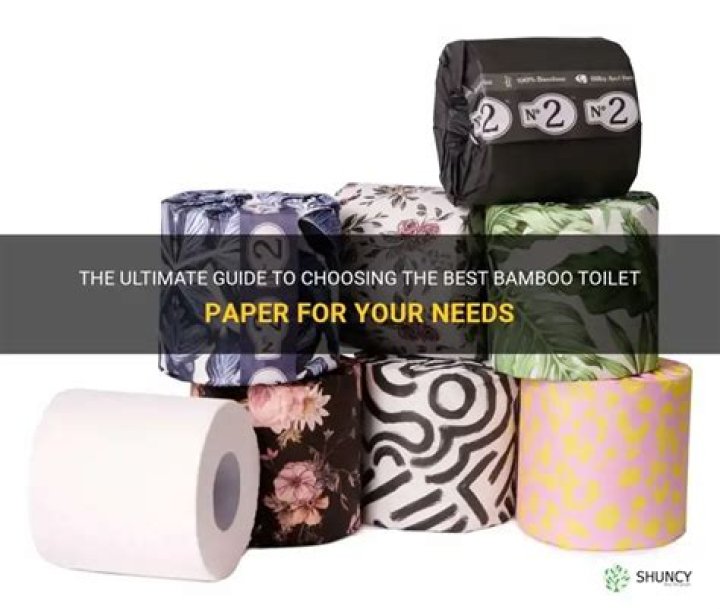 	The best bamboo toilet paper	