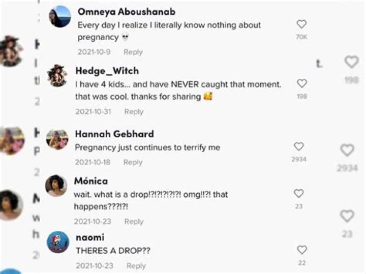 TikToker Nabs goes viral capturing the moment her baby bump ‘drops’