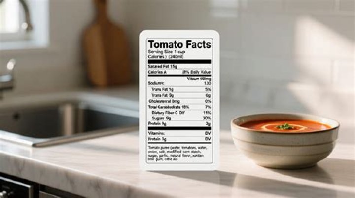 Tomato Basil Soup Nutrition Facts and Calories