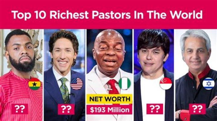 Top 10 richest pastors in the world and their net worth