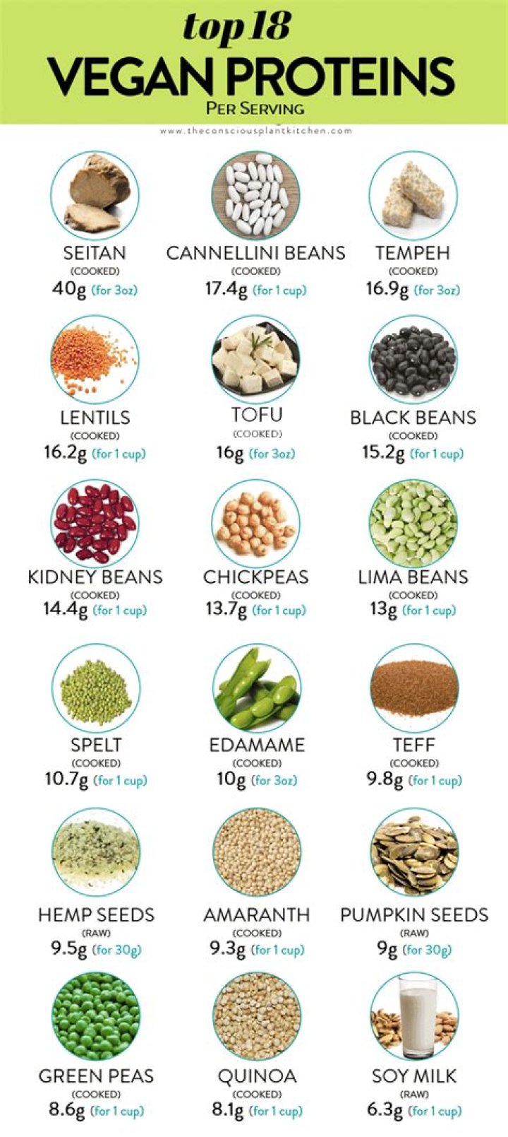 Top 18 Vegetarian Protein Sources