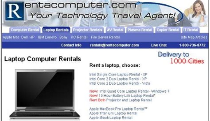 Top 5 Sites to Rent Laptop Computers