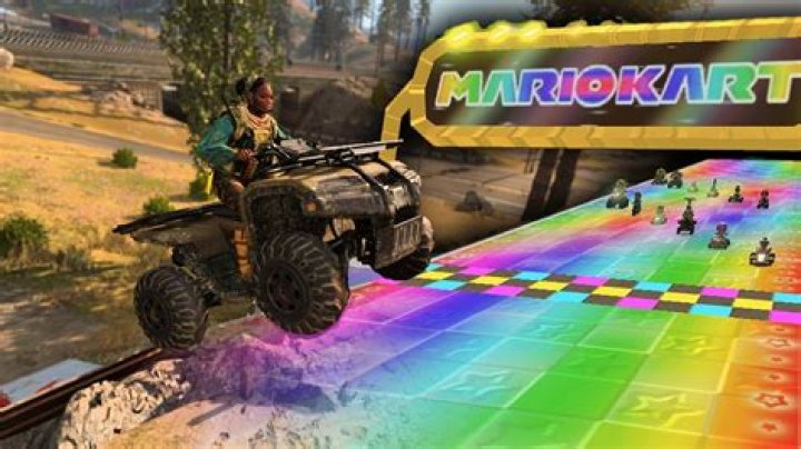 Trippy Glitch Turns Warzone Into Rainbow Road