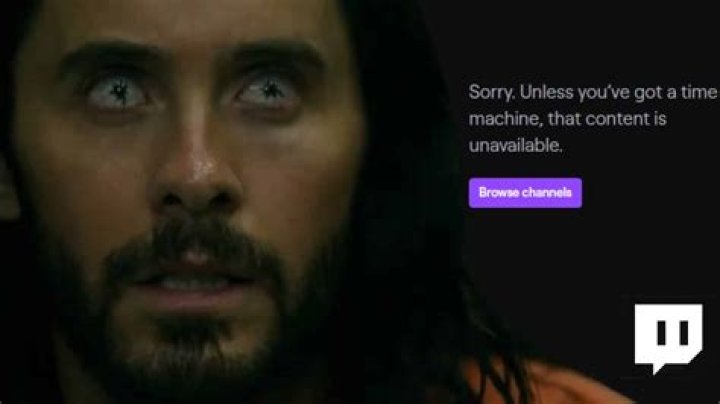 Twitch channel streaming Morbius 24/7 banned after going viral