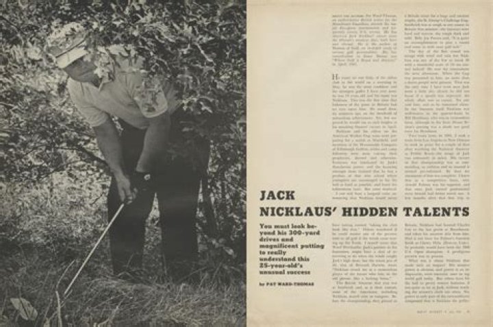 Uncovering Jack Nicklaus's Hidden Talent: His Remarkable Journey As An Actor