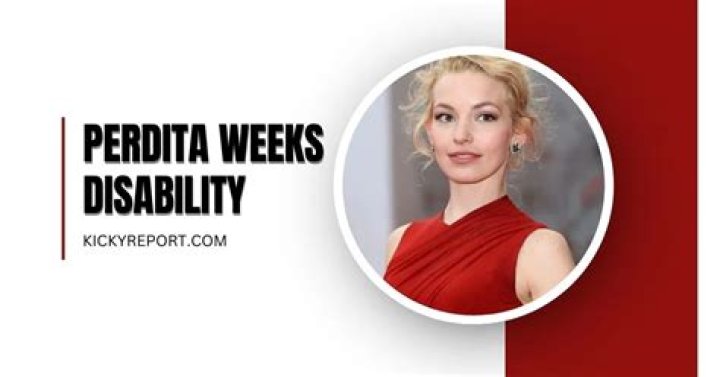 Understanding Perdita Weeks Disability: An In-Depth Exploration