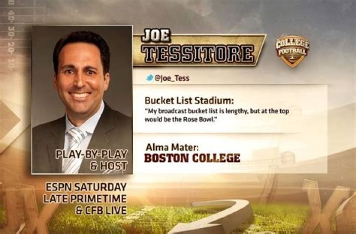 Unveiling The Journey Of Joe Tessitore: A Multifaceted Sports Broadcaster