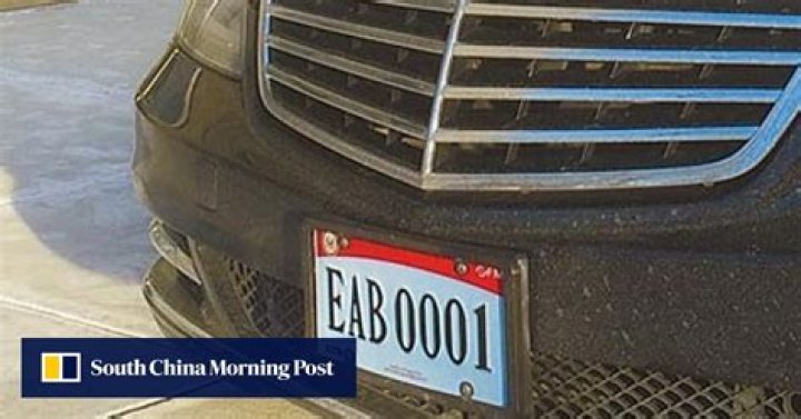 US issues diplomatic-like plates for cars of Taiwanese officials