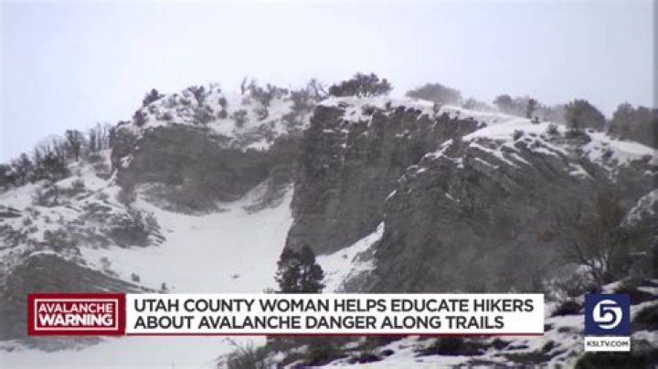 Utah County woman helps to educate hikers about avalanche risk