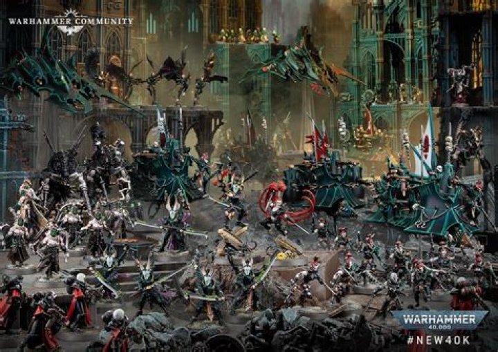 Warhammer 40K is host to the most evil elves possible and I adore them