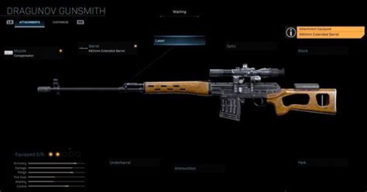Warzone Dragunov Build: Best Attachments to Use