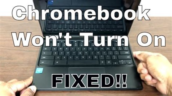 What Do You Do if Your Chromebook Won’t Turn On?