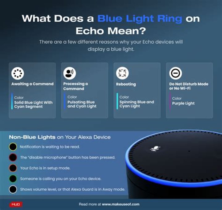 What Does a Blue Light Ring on Alexa Mean?
