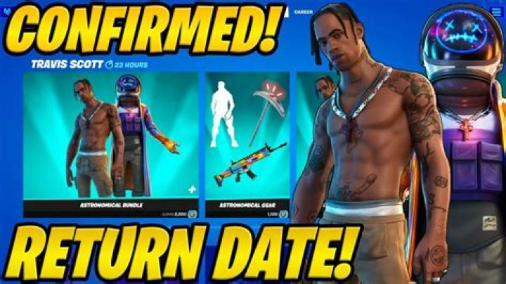 When Will Travis Scott Return to Fortnite in 2021?