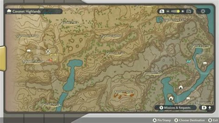 Where to find Cranidos & Shieldon in Pokemon Legends Arceus