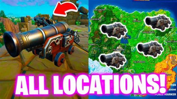 Where to find Siege Cannons in Fortnite Season 2