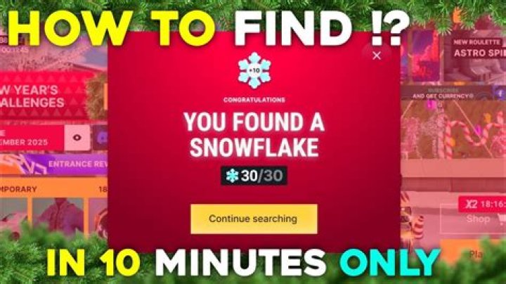 Where to Find Snowflakes to Complete Challenge