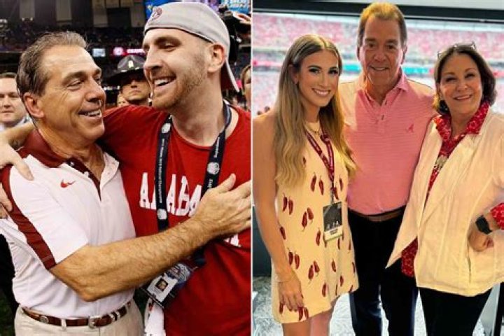 Who is Nick Saban's son, Nicholas? How many kids does the Alabama HC have?