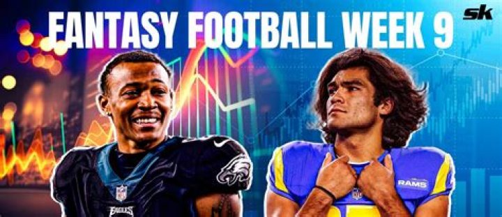 Who should you start in Week 9 fantasy football?