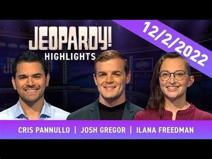 Who won Jeopardy! tonight? December 2, 2022, Friday