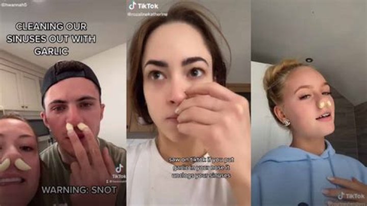Why doctors warn against “dangerous” garlic-up-nose TikTok hack